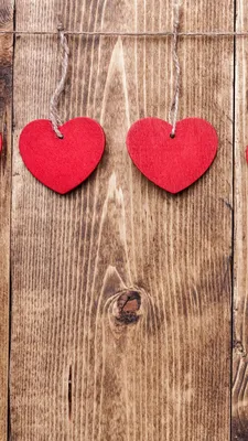 Шаблон макета смартфона на день святого валентина с сердечками | Премиум  Фото
