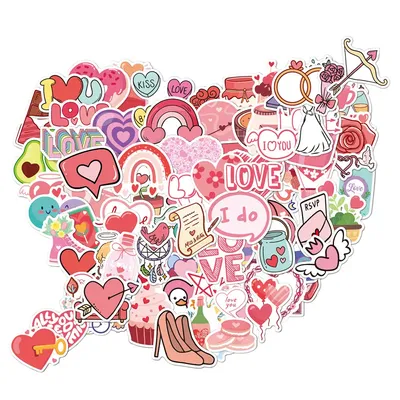 Шаблон макета смартфона на день святого валентина с сердечками | Премиум  Фото