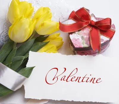 В день Святого Валентина - Открытка С днем святого Валентина. Скачать на  телефон