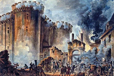 День взятия Бастилии - революция во Франции