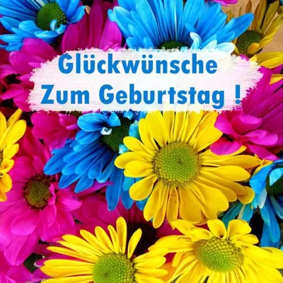 Праздники: поздравления и пожелания на немецком языке