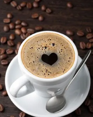 💗 Чашка кофе, розы и будильник. С добрым утром, подруга! | с добрым утром  подруге | открытка, картинка 123ot