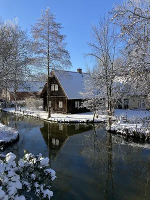 Сказка зимы, сильный снегопад Стоковое Изображение - изображение  насчитывающей дом, идиллично: 37796259