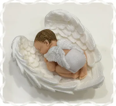 Handmade Baby Girl or Boy ANGEL cake topper Christening baby shower  birthday | eBay