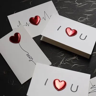 Обои на рабочий стол Цветное пылающее сердечко с надписью 'С Днем Святого  Валентина', обои для рабочего стола, скачать обои, обои бесплатно