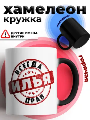 Кружка \"Илья\", 330 мл - купить по доступным ценам в интернет-магазине OZON  (835926557)