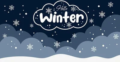Надпись Привет, зима в раме снежинки на голубом фоне Иллюстрация штока -  иллюстрации насчитывающей дисплей, график: 157155797