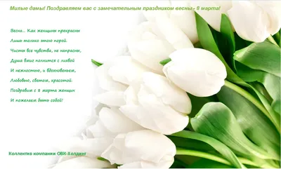 Поздравляем с 8 марта - прекрасным праздником весны! - ВГУИТ