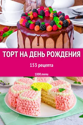 Самые красивые торты на день рождения - 66 фото