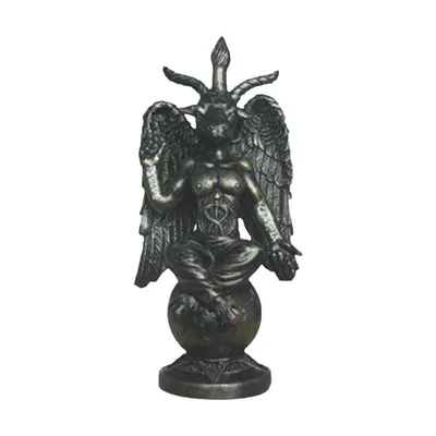 Статуя сатана из эпоксидной смолы с изысканным мастерством, статуэтка сатаны  черного цвета, декоративная религиозная скульптура, домашний декор |  AliExpress