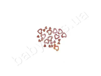 Сердечки блестящие для декора 25 штук / Размер 2,5 см - купить с доставкой  по выгодным ценам в интернет-магазине OZON (1333486093)