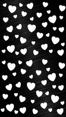 Сердечко рисунок черно белый - 82 фото