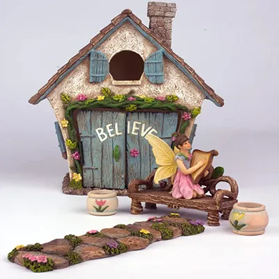 Набор сказочных садовых домиков для детей и взрослых, мини сказочные  фигурки для дома или улицы | AliExpress