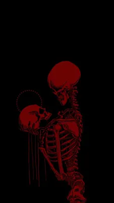 Skeletons wallpaper aesthetic, Lovers art, Dark wallpaper iphone
