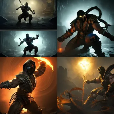 Mortal Kombat X - Scorpion - Pure Arts 11'' pvc statue
