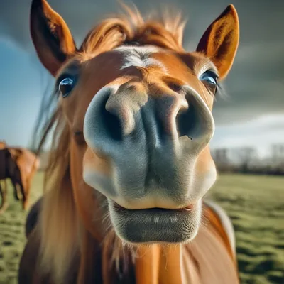 смешная лошадь стоковое фото. изображение насчитывающей смешно - 8523554
