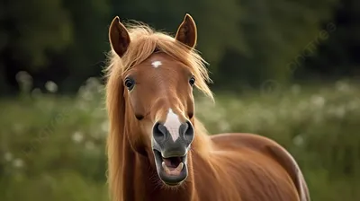 смешные лошади в конюшне стоковое фото. изображение насчитывающей природа -  220183318