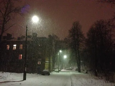 Ночной снегопад — Фото №26881