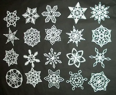 Новогодние снежинки своими руками: шаблоны, схемы, пошаговый мастер-класс с  описанием, как сделать объемную и плоскую поделку из бумаги
