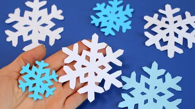 Объемные снежинки из бумаги своими руками быстро и просто | Оригами,  поделки из бумаги