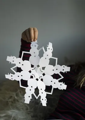 DIY How to make Paper Snowflake easy tutorial / Christmas craft - YouTube
