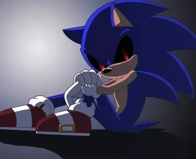 Sonic.exe in a pixar-style animated movie on Craiyon