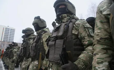 статуэтка бойца группы Альфа спецназа ФСБ со Щитом из бронзы