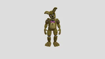 SPRING BONNIE🐰 😱😱(FNAF FAN MADE/FREDBEAR'S FAMILY DINER) PLASTILINA✓✓✓  PORCELANA✓✓ POLYMER CLAY✓ - YouTube