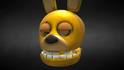 ArtStation - Five Nights at Freddy's Fredbear and Spring Bonnie 3D models