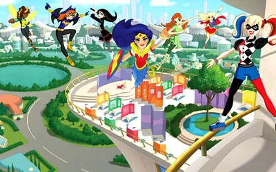 Второстепенные персонажи Super Hero High - DC Super Hero Girls Школа  Супергероинь