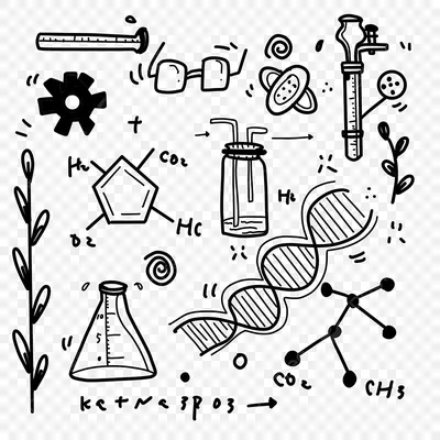 Химии, Биологии И Физики, Связанные Иконки Науки Клипарты, SVG, векторы, и  Набор Иллюстраций Без Оплаты Отчислений. Image 69367965