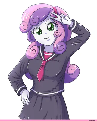 Sweetie Belle and her Pickaxe by PortalArt on DeviantArt