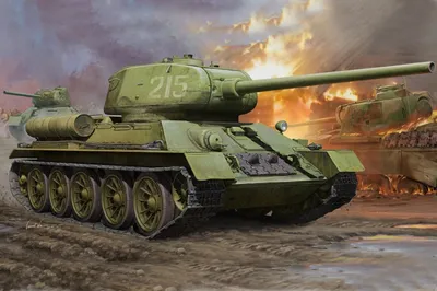 Модель среднего танка Т-34