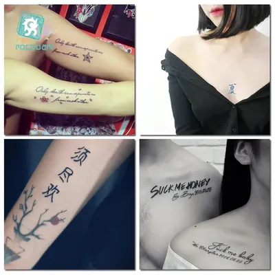 Китайские татуировки для девушек: символика и значение - tattopic.ru