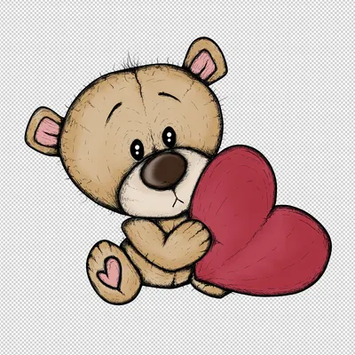 How to Draw a Teddy Bear with a Heart - Really Easy Drawing Tutorial