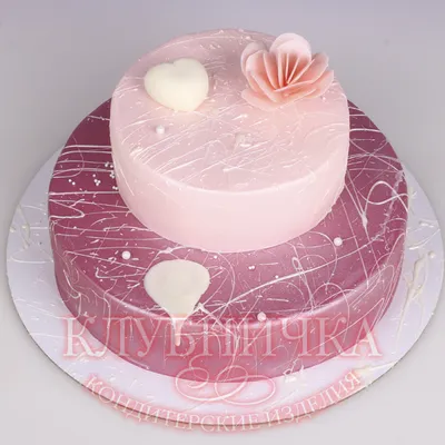 Торт на годовщину свадьбы Бенто ванильный - цена в Минске