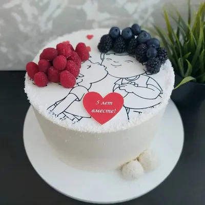Торт на годовщину свадьбы 3 года