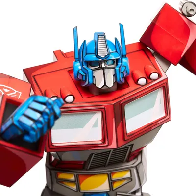 Transformers modern movie optimus prime design no background on Craiyon