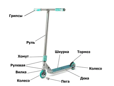 Как устроен трюковой самокат