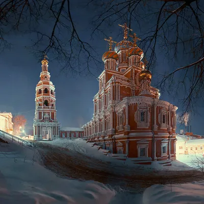 Зимняя церковь стоковое фото ©foaloce 46980031