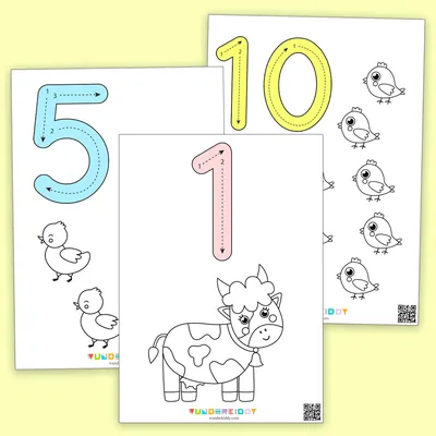 Черные цифры от 1 до 10 (1,2,3,4,5,6) - Распечатать | Математические  выражения, Дошкольное обучение, Игры и другие занятия для детей