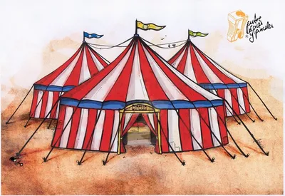 Цирк рисунок гуашью - 53 фото