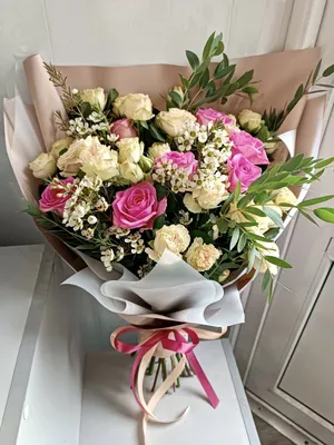 Роскошный букет роз разных сортов #169 - Доставка цветов Феодосия - Цветы  Oliva's