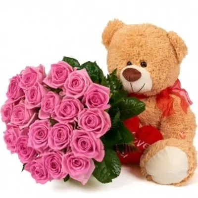 Мишка,с розами | Valentines day teddy bear, Teddy bear gifts, Teddy pictures