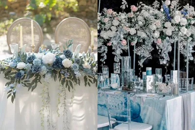 Современная классика: свадьба в голубом цвете | Just Invite