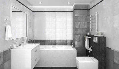 Идеи и дизайн-проекты ремонта в ванной комнате и туалете 2023