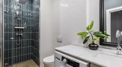 Ванная комната в скандинавском стиле | Оформление небольшой ванной комнаты,  Декор полки ванной комнаты, Декор столешницы в ванной