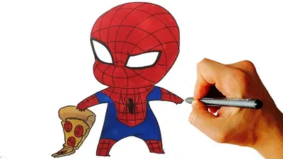Рисунки Человека-паука для срисовки (54 фото)