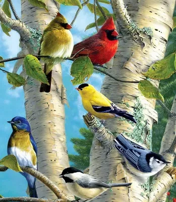 Рисунок Птицы прилетели! - «Весна-красна!» (№206004-17.11.2023 - 18:00)