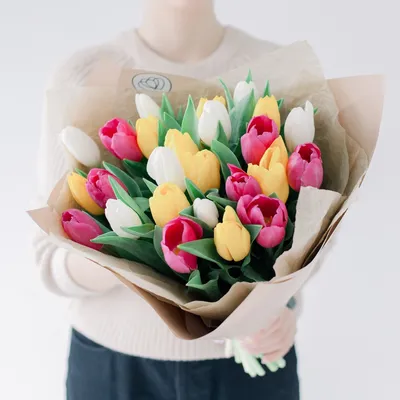 Весенний букет цветов — красивые весенние цветы. Купить яркий букет из  весенних цветов для женщины